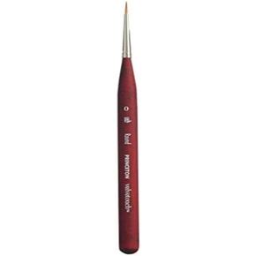 Princeton Velvetouch Mini Round Brush, Synthetic, Short Handle, Size 0, 1 Count in Kuwait