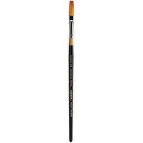 KINGART Premium Original Gold 9100-1/4 ONE Stroke Series Artist Brush, Golden Taklon Synthetic Hair, Short Handle, for Acrylic, Watercolor, Oil and Gouache Painting, Size 1/4" in Saudi Arabia