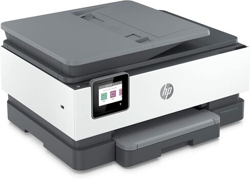 طابعة HP OfficeJet Pro 8034e لاسلكية الكل في واحد ملونة مع حبر فوري لمدة عام كامل، أبيض in Saudi Arabia