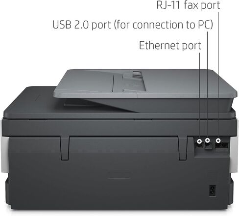 طابعة HP OfficeJet Pro 8034e لاسلكية الكل في واحد ملونة مع حبر فوري لمدة عام كامل، أبيض in Saudi Arabia