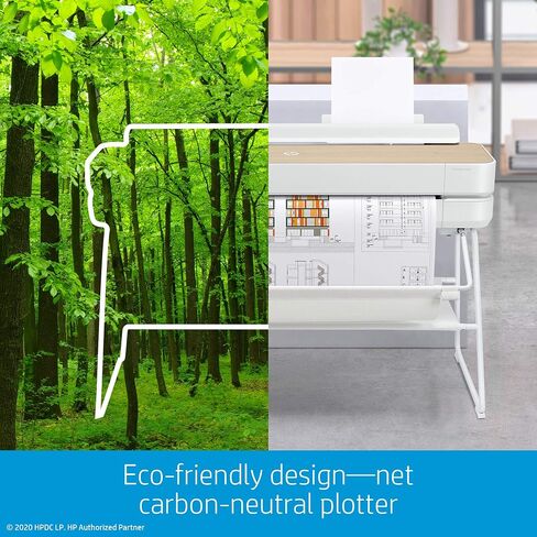 HP DesignJet Studio Wood Large Format Plotter Printer - 24", Includes 3-Year Warranty Care Pack (5HB12H) in Saudi Arabia