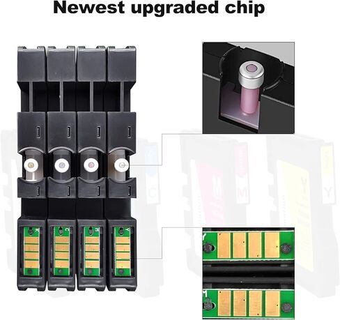 خرطوشة حبر تسامي متطورة SG500 SG1000 سلسلة A من AYMSous متوافقة مع طابعة Sawgrass Virtuoso SG500 SG1000 (مجموعة من سلسلة 1، أسود، سماوي، أرجواني، أصفر، 4 قطع) in Kuwait