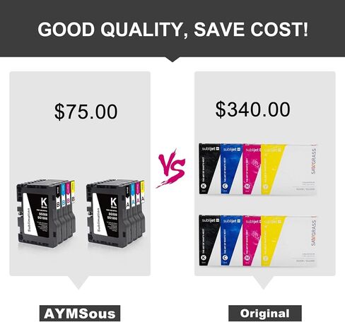 خرطوشة حبر تسامي متطورة SG500 SG1000 سلسلة A من AYMSous متوافقة مع طابعة Sawgrass Virtuoso SG500 SG1000 (مجموعة من سلسلة 1، أسود، سماوي، أرجواني، أصفر، 4 قطع) in Kuwait