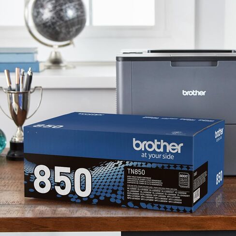 Brother Genuine High Yield Toner Cartridge, TN850, Replacement Black Toner, Page Yield Up to 8, 000 Pages, Amazon Dash Replenishment Cartridge in Kuwait