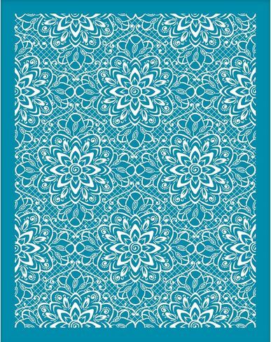 OLYCRAFT 4x5 بوصة Damaskc Clay Stencils Damaskc الشاشة الحريرية لبوليمر كلاي خمر نمط الشاشة الحريرية الإستنسل شبكة نقل الإستنسل شبكة الاستنسل لصنع المجوهرات بوليمر كلاي in Kuwait