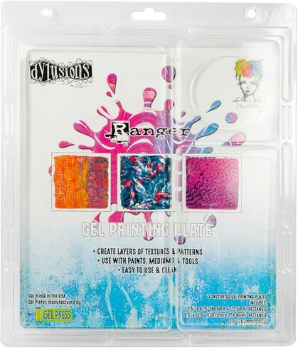 Ranger Gel Plate Assortment 3/Pkg, Multi in Saudi Arabia