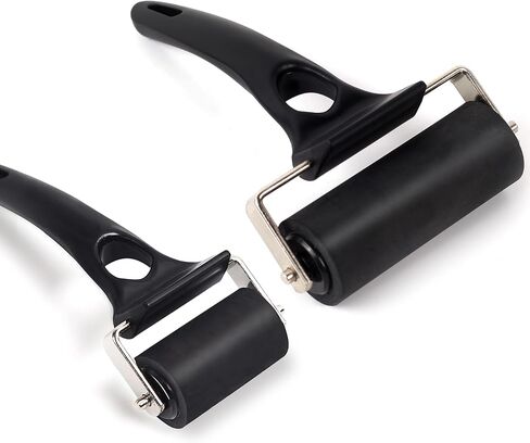 Falling in Art Rubber Roller Brayer for Crafting - Ink Roller Tool for Printmaking, Glue, Block, Wallpaper, Vinyl, Stamping, 4 5/7 Inches in Kuwait