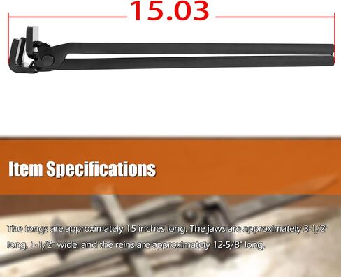 Blacksmith Railroad Spike Tongs in Saudi Arabia