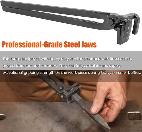 Blacksmith Railroad Spike Tongs in Saudi Arabia