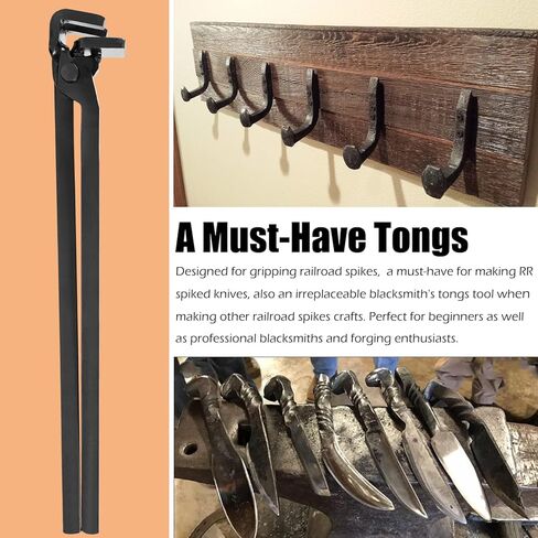 Blacksmith Railroad Spike Tongs in Saudi Arabia