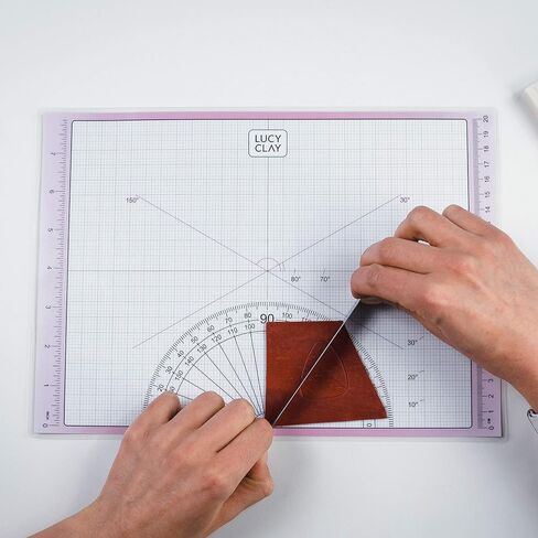 LUCY CLAY Laminated Working Grid for Polymer Clay for Cutting LC Grid in Saudi Arabia