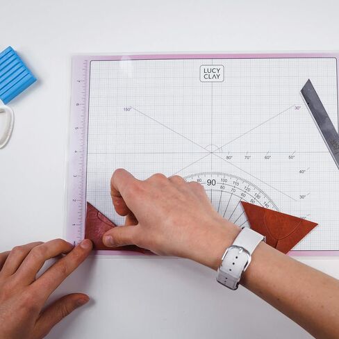 LUCY CLAY Laminated Working Grid for Polymer Clay for Cutting LC Grid in Saudi Arabia