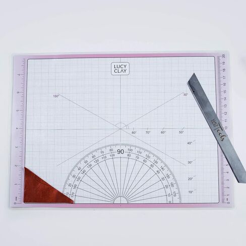 LUCY CLAY Laminated Working Grid for Polymer Clay for Cutting LC Grid in Saudi Arabia