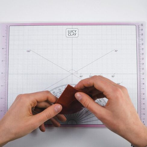 LUCY CLAY Laminated Working Grid for Polymer Clay for Cutting LC Grid in Saudi Arabia