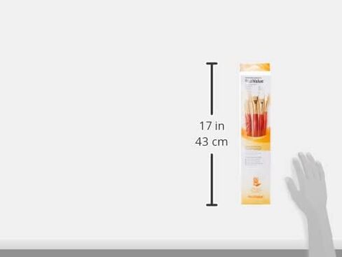 Synthetic White Taklon Real Value Brush Set, 5/Pkg in Kuwait