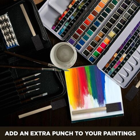 ARTY KRAFTS Pack of 25 Premium Quality Foam Paint Brushes Set - Versatile Foam Brush & Sponge Paint Brush - Ideal for Detailed Craftwork - Sponge Brush & Foam Brushes for Seamless Painting Experience in Saudi Arabia