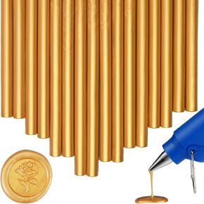 16PCS Mini Glue Gun Wax Seal Sticks for Wax Seal Stamp, Antique Bronze, Great for Wedding Invitations, Cards, Envelopes， Wine Packages in Saudi Arabia