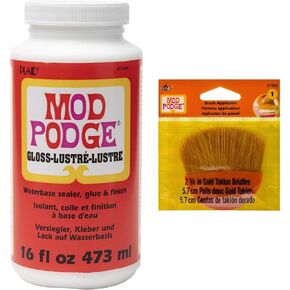 Mod Podge Waterbase Sealer, Glue and Finish (1-Gallon), CS11204B Gloss Finish (Pack of 4)