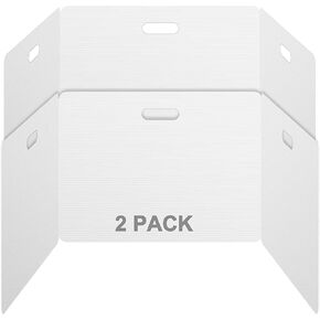 Privacy Shields 12 Pack Blue Durable Easy Carry Plastic Desk Dividers-Easy to Disinfect Classroom Dividers-Portable Divider-Re-usable Privacy Divider