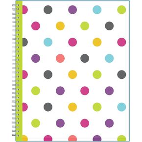 Blue Sky 2023-2024 Academic Year Teacher Weekly and Monthly Lesson Planner, 8.5" x 11", Flexible Cover, Wirebound, Dots (100330-A24) in Saudi Arabia