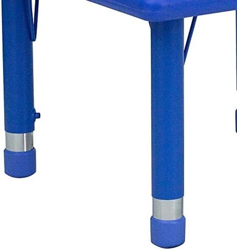Flash Furniture Wren 24'' Square Blue Plastic Height Adjustable Activity Table in Saudi Arabia