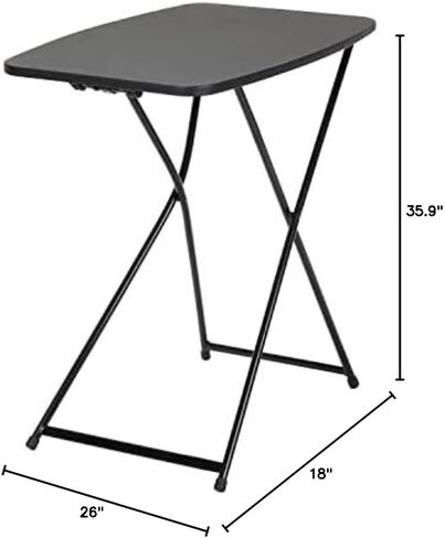 COSCO Multi-Purpose, Adjustable Height Personal Folding Activity Table, 2 Pack, Black in Saudi Arabia