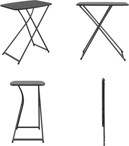 COSCO Multi-Purpose, Adjustable Height Personal Folding Activity Table, 2 Pack, Black in Saudi Arabia