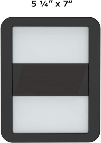 Magnetic Locker Mirror 5 ¼" x 7", AnkeyMall Magnetic Back Sticks to Any Ferrous Metal Surface, Ideal Mirror for School Locker, Bathroom, Household Refrigerator or Office Cabinet, Black in Kuwait