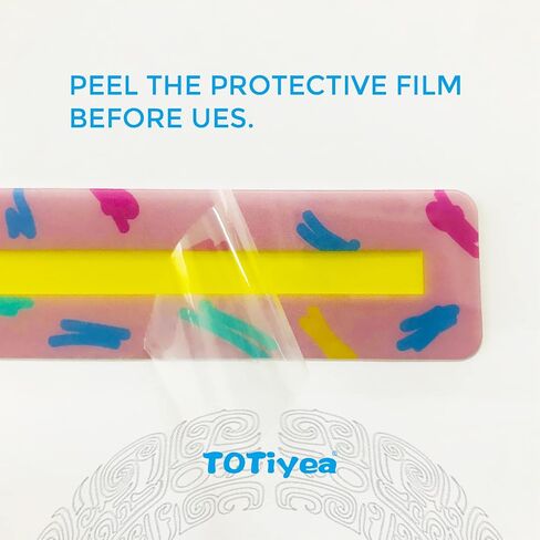 TOTiyea 14 Pieces 11IN x 8.5IN Colored Overlays for Dyslexia, Dyslexia Reading Sheets, Colored Transparency Sheets for Early Readers, School Supplies in Saudi Arabia