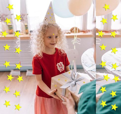 1620 Pack, 9 Colors, Small Foil Star Stickers for Kids Reward Home, School, Bar, DIY and Office Decoration in Kuwait