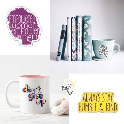 100pcs Inspirational Stickers Vision Board Supplies, Reward Motivational Stickers for Teens Adults Students Teachers Planners Employees, Positive Sticker for Water Bottles, Scrapbook, Journal in Kuwait