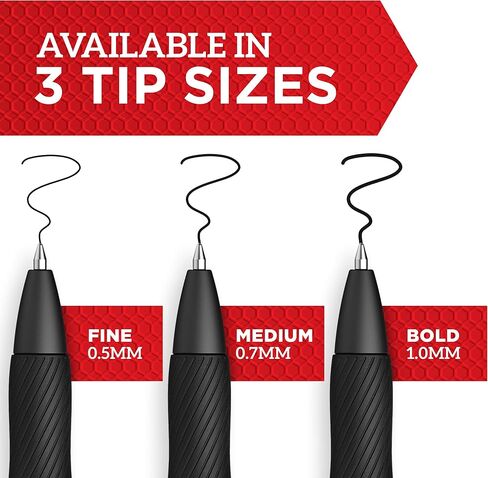 SHARPIE S-Gel, Gel Pens, Medium Point (0.7mm), Black Ink Gel Pen, 12 Count in Saudi Arabia