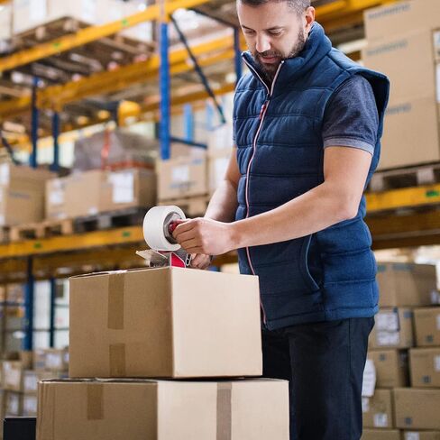 JARLINK Clear Packing Tape (18 Rolls), Heavy Duty Packaging Tape for Shipping Packaging Moving Sealing, 2.7mil Thick, 1.88 inches Wide, 60 Yards Per Roll, 1080 Total Yards in Saudi Arabia