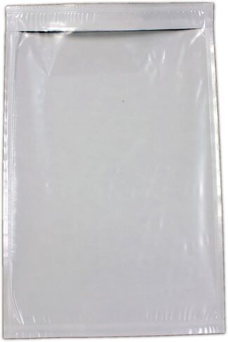 6" x 9" شفافة قائمة التعبئة البلاستيكية اللاصقة البريد / حافظة ظرف الشحن - 100 قطعة in Kuwait