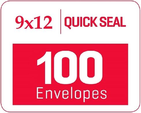 Aimoh 9 X 12 Self-Seal Brown Kraft Catalog Mailing Envelopes - 28lb - 100 Count, 9x12 Inch (38300) in Kuwait