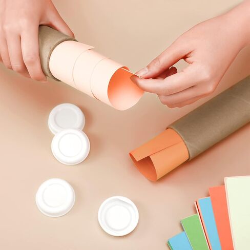 24 Pcs Kraft Mailing Tubes with Caps Kraft Cardboard Tubes Shipping Tubes Poster Tubes for Mailing, Storing and Protecting Documents, Blueprints, Art, Drawings, Posters, 2 Inch by 12 Inch in Saudi Arabia