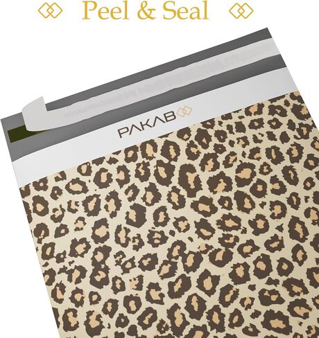 PAKABOO Poly Mailer Shipping Bags 10x13 Inch, 100 Pack, Non-Padded Envelopes with Tamper Proof Self-Seal, Thank You Black & White Print Packaging in Saudi Arabia
