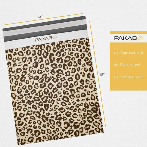 PAKABOO Poly Mailer Shipping Bags 10x13 Inch, 100 Pack, Non-Padded Envelopes with Tamper Proof Self-Seal, Thank You Black & White Print Packaging in Saudi Arabia