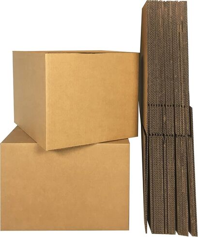 مجموعة الصناديق المتحركة من uBoxes مقاس 45.72 سم × 35.56 سم × 30.48 سم (صناديق متوسطة - عبوة من 20 قطعة) in Kuwait