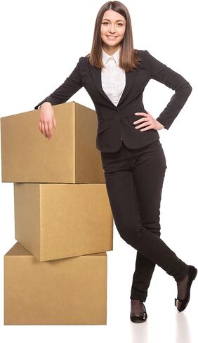 مجموعة الصناديق المتحركة من uBoxes مقاس 45.72 سم × 35.56 سم × 30.48 سم (صناديق متوسطة - عبوة من 20 قطعة) in Kuwait