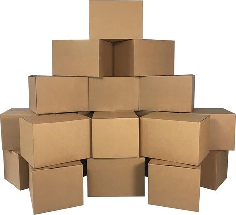 مجموعة الصناديق المتحركة من uBoxes مقاس 45.72 سم × 35.56 سم × 30.48 سم (صناديق متوسطة - عبوة من 20 قطعة) in Kuwait