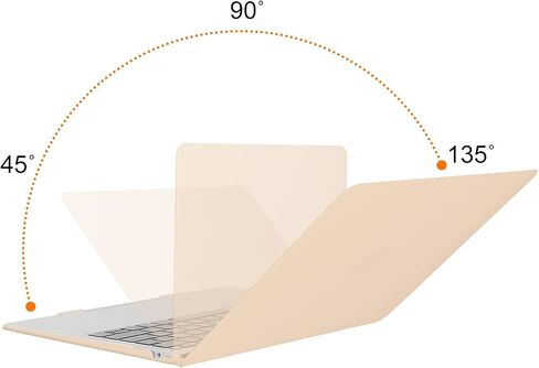 MOSISO Compatible with MacBook Air 13 inch Case 2022, 2021-2018 Release A2337 M1 A2179 A1932, Plastic Hard Shell&Keyboard Cover&Screen Film&Storage Bag for MacBook Air 13.3 inch Case, Transparent in Saudi Arabia