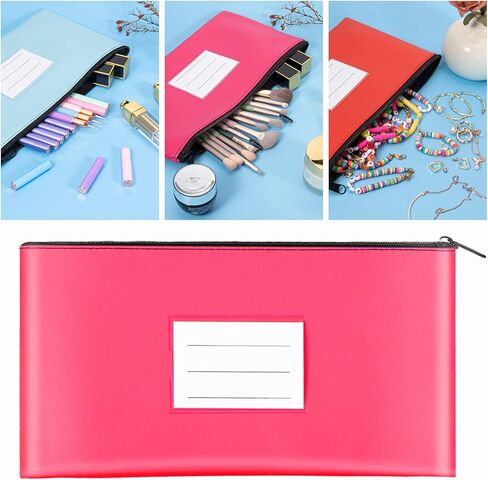Isink 7 Pack Money bags with zipper for cash,11.2x6.3 inches Money pouches for cash,Bank deposit bags with zipper (7 Colors) in Saudi Arabia