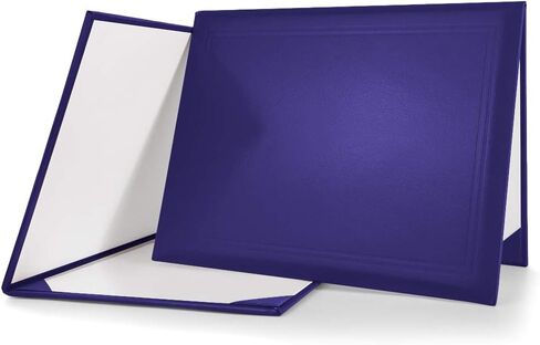 GraduationMall 8.5"x11" Smooth Padded Diploma Cover Certificate Holder White,1-Pack in Saudi Arabia