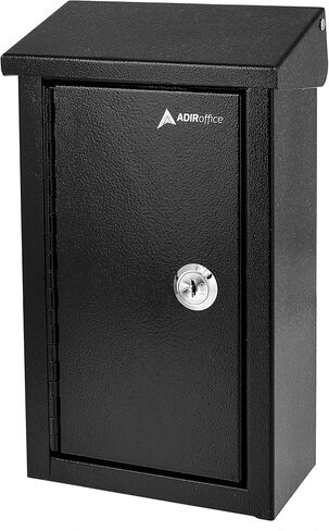 AdirOffice Large Key Drop Box – Large Capacity Commercial Grade Storage Box – Safe & Secure Parcel & Packages - for Home & Business Use (Red) in Kuwait