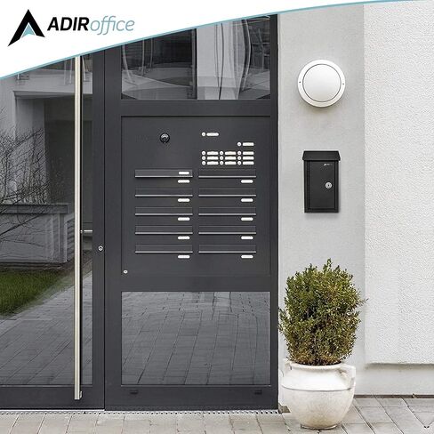 AdirOffice Large Key Drop Box – Large Capacity Commercial Grade Storage Box – Safe & Secure Parcel & Packages - for Home & Business Use (Red) in Kuwait