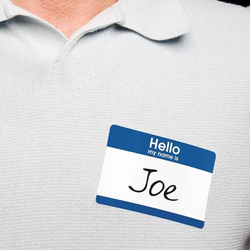 Avery Hello My Name Is Name Tags, White with Blue Border, 100 Removable Name Badges (05141) in Kuwait