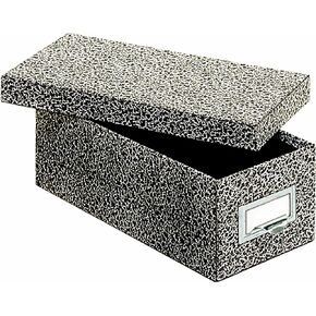 Globe-Weis/Pendaflex Fiberboard Index Card Storage Box, 3 x 5 Inches, Solid Black (3X5BLA) in Kuwait
