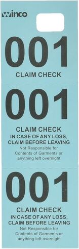 Winco Coat Checks, White, 500 Per Box, Medium in Saudi Arabia