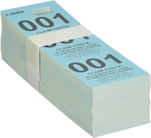 Winco Coat Checks, White, 500 Per Box, Medium in Saudi Arabia